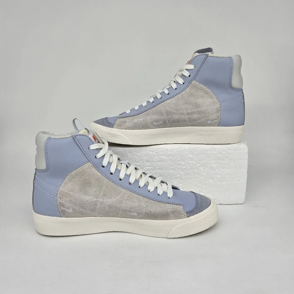 Nike Blazer Mid '77 Dance 'Blue Whisper Grey' Kids Shoes Size 4.5Y